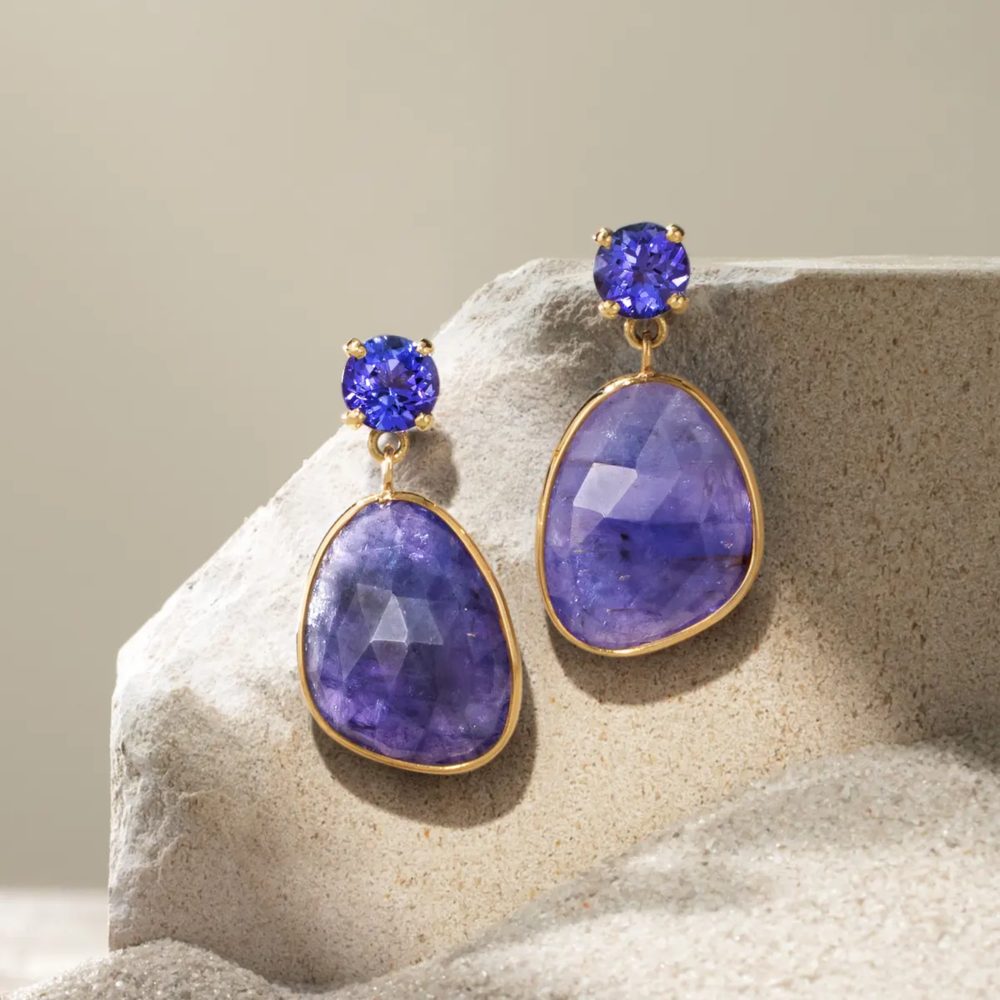 tanzanite drops