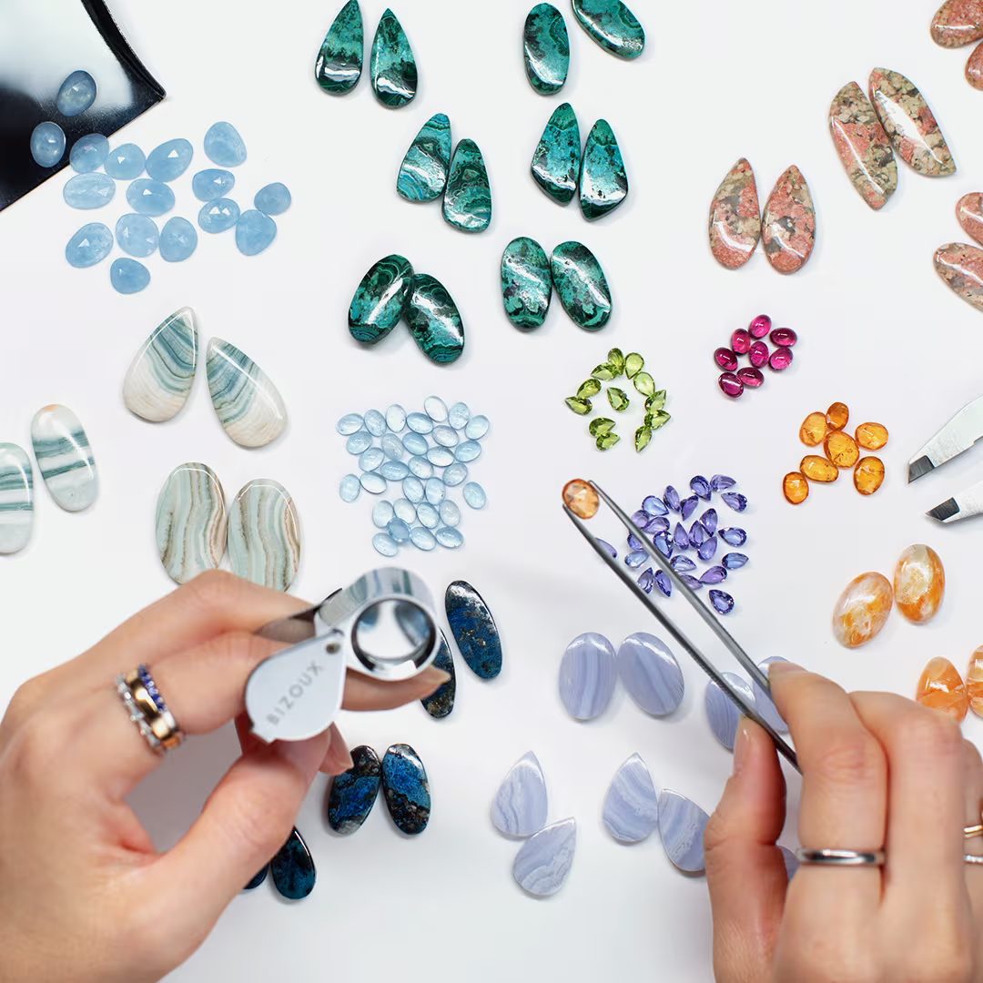 selecting the stones