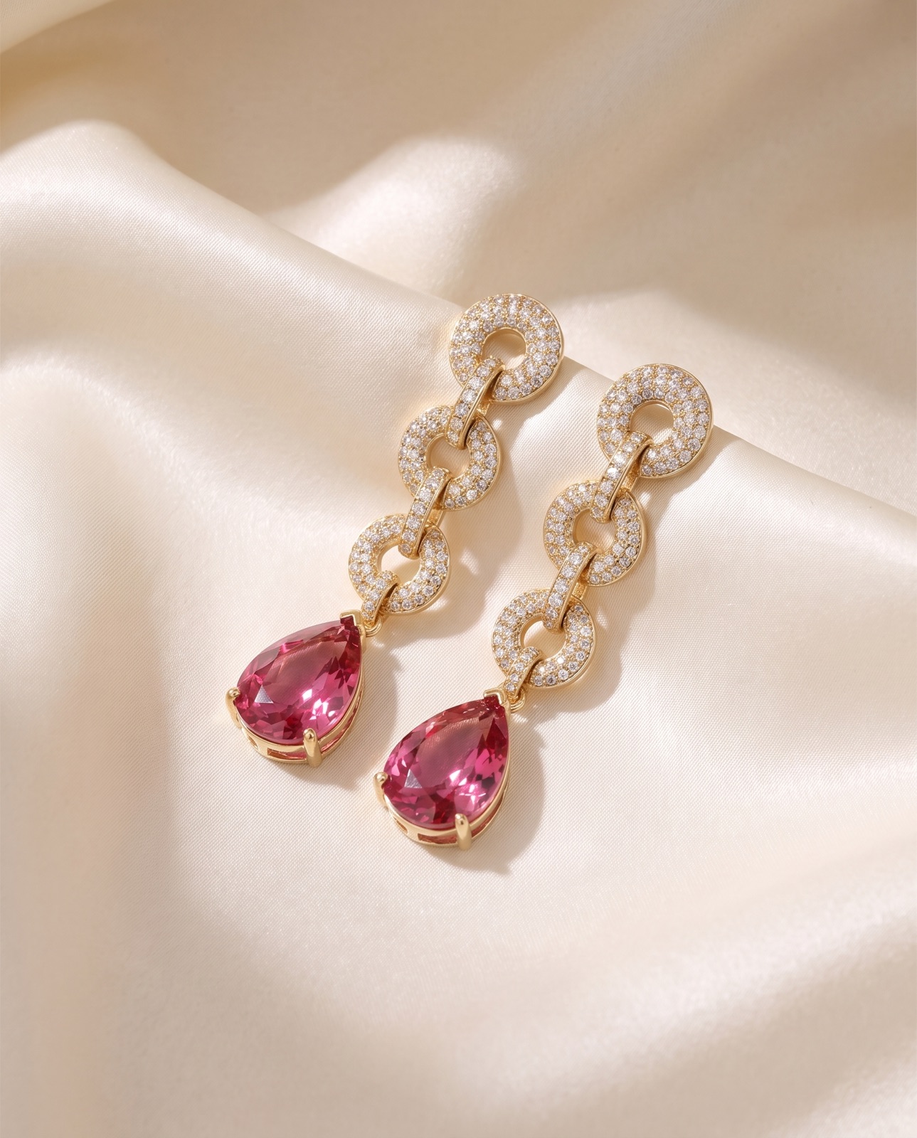 Pear-drop earrings